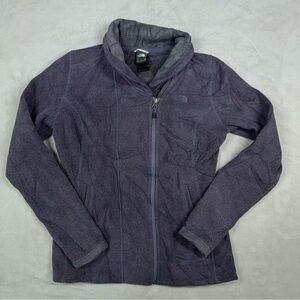 The North Face Women's Purple Knit Jacket in Size Small